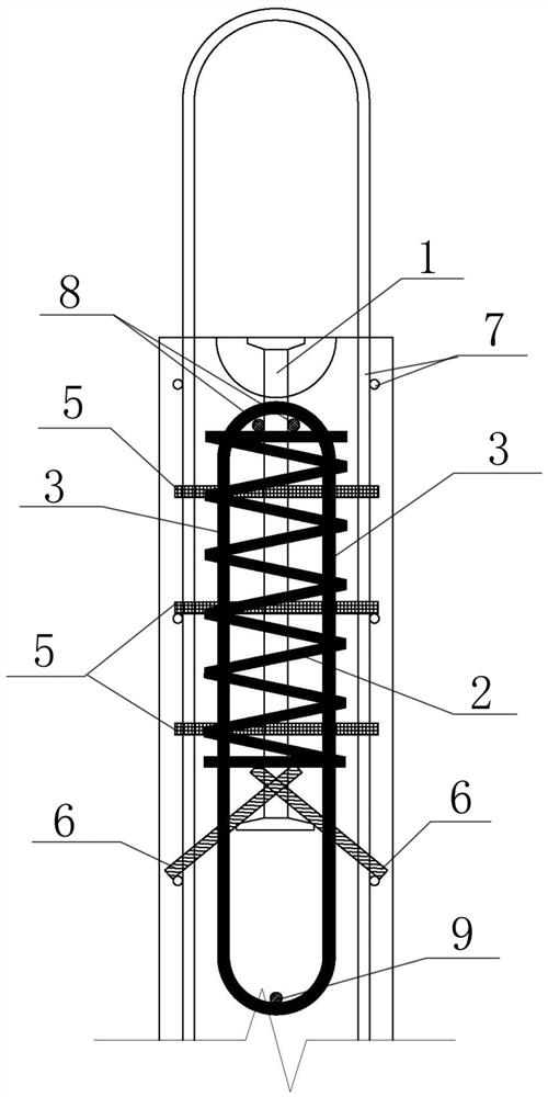 Longitudinal rib hollow wall body, hanging nail connecting joint of longitudinal rib hollow wall body and design construction method of longitudinal rib hollow wall body