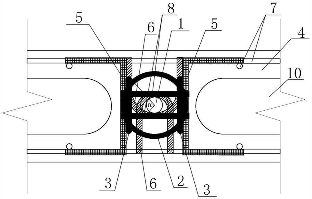 Longitudinal rib hollow wall body, hanging nail connecting joint of longitudinal rib hollow wall body and design construction method of longitudinal rib hollow wall body