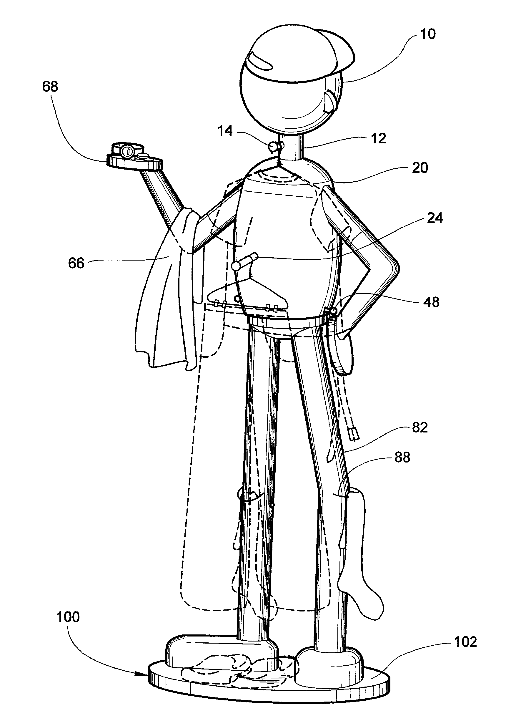Apparatus for organizing and displaying clothing