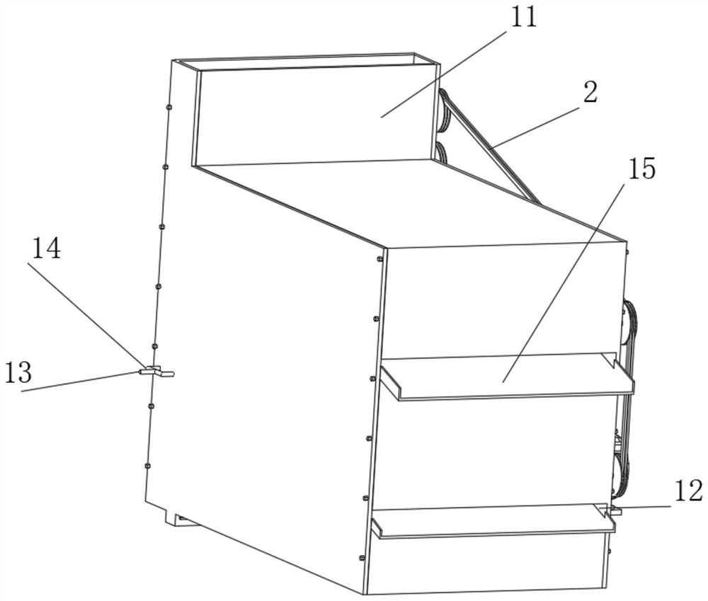 Powdery compound feed for adult Chinese softshell turtles and producing and processing device