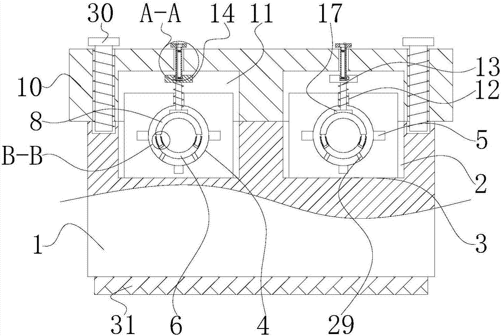 Automatic yarn guiding device