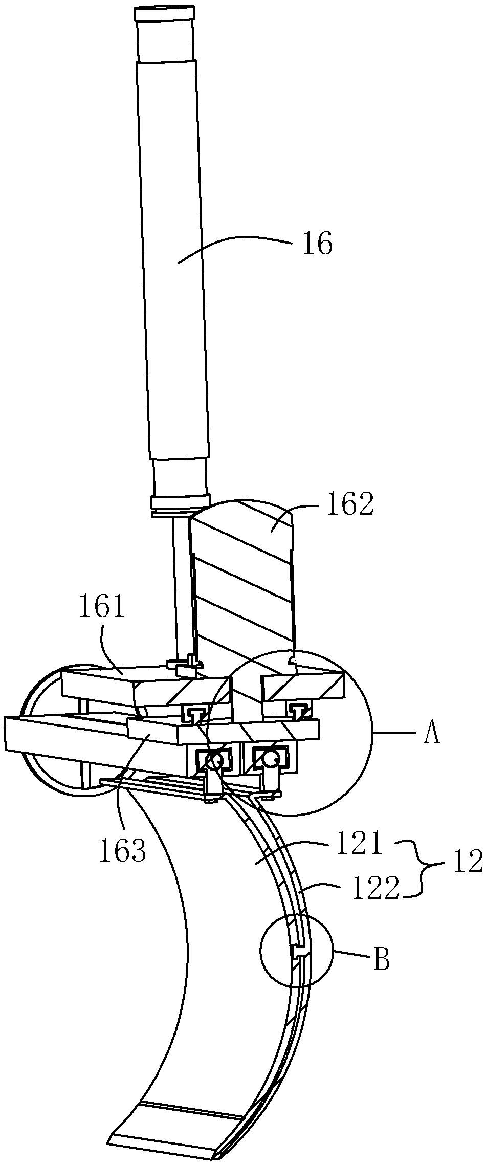 Construction method for roadbed filling and device thereof