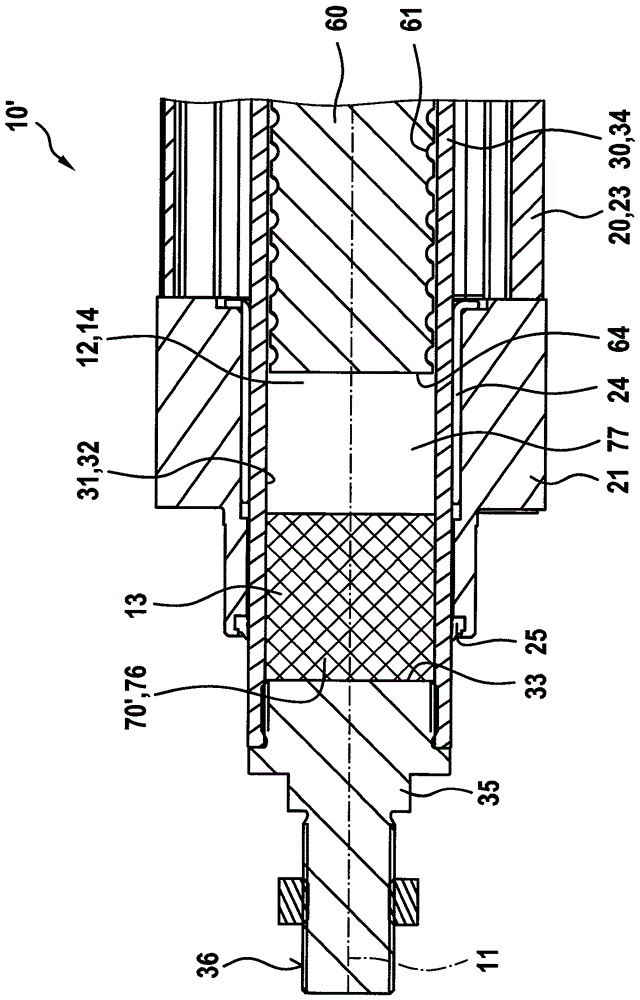 Executor of elastic element for volume balance