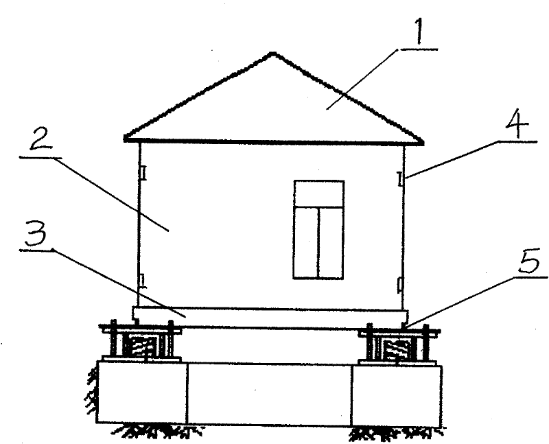 Assembled anti-knock movable house