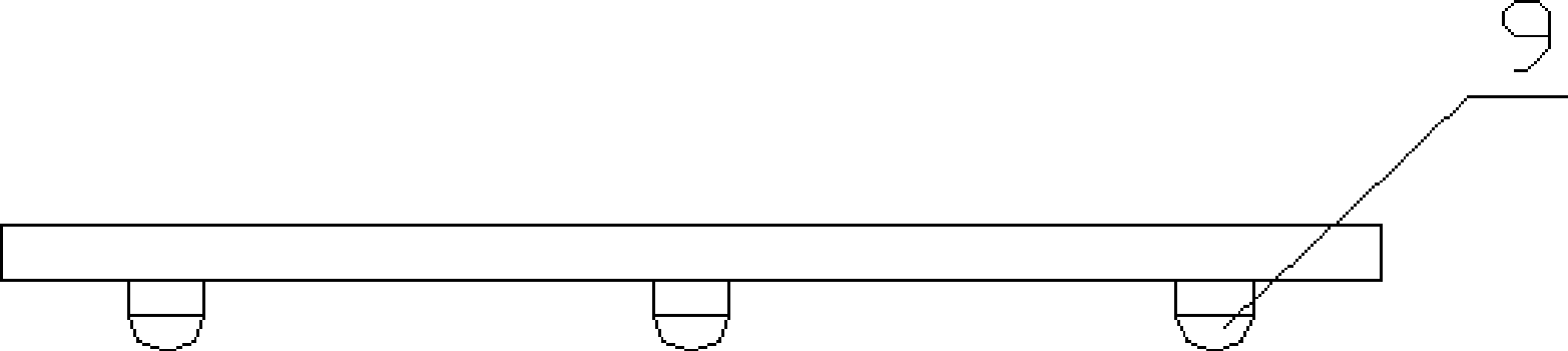 Measuring method and apparatus for accurately transmitting ground bench level to overhead viaduct