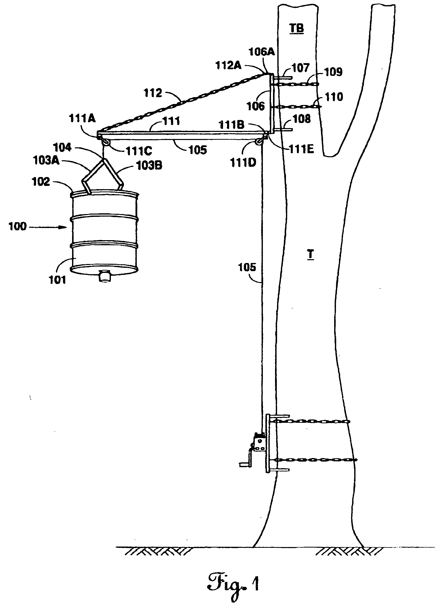 Apparatus and method for feeding wild animals