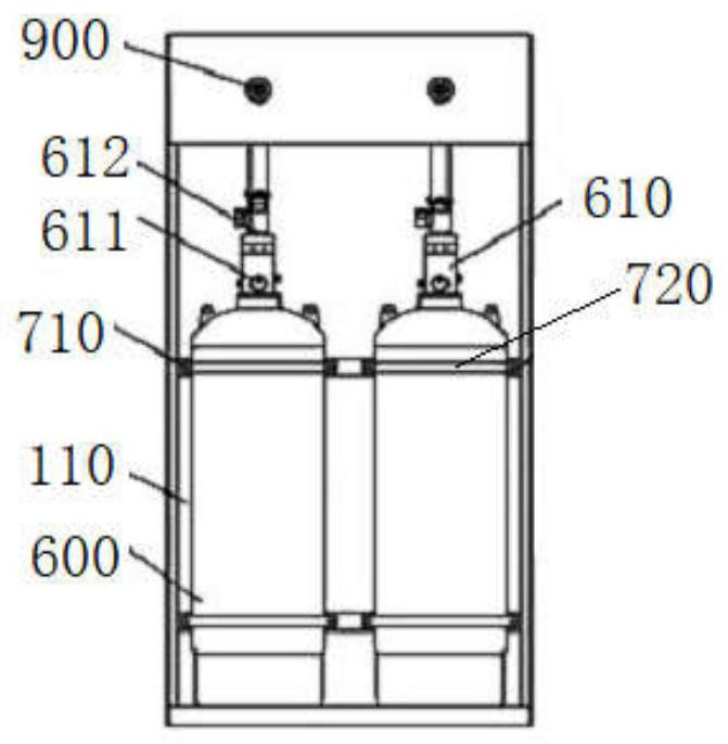 Cabinet type fire extinguishing device