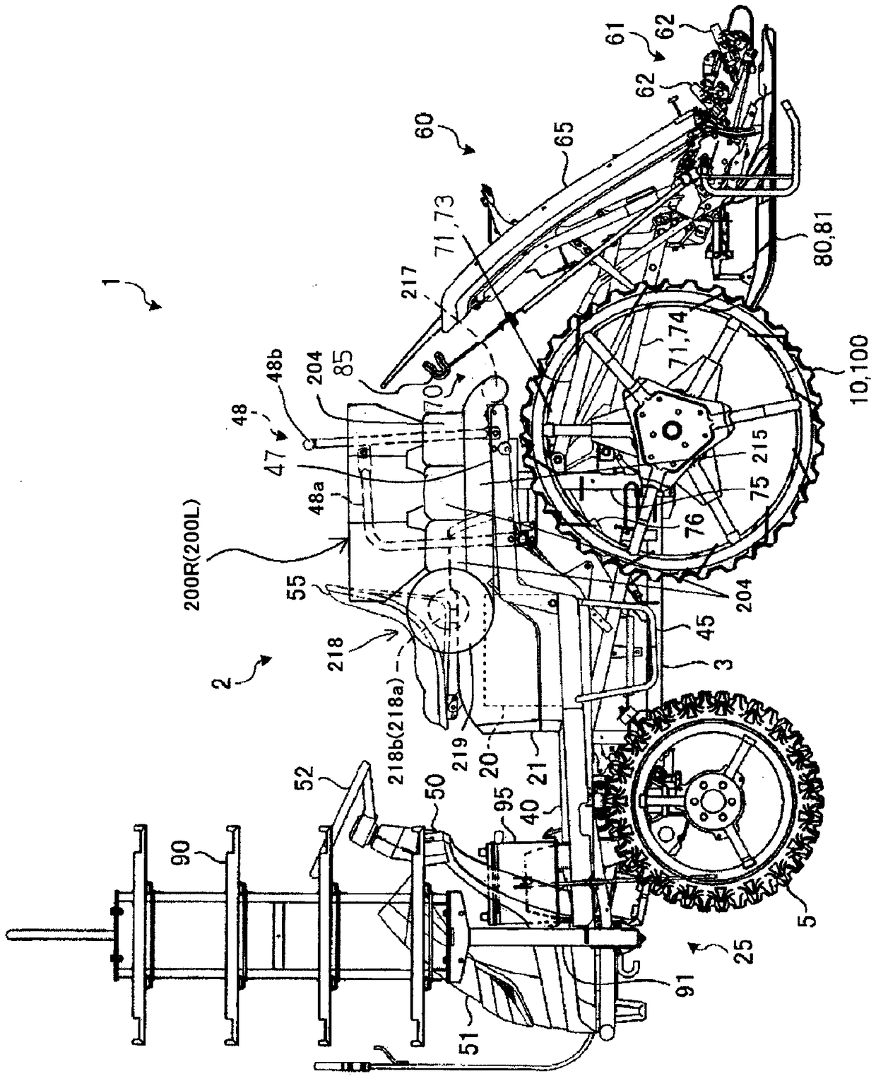 Seedling transplanting machine