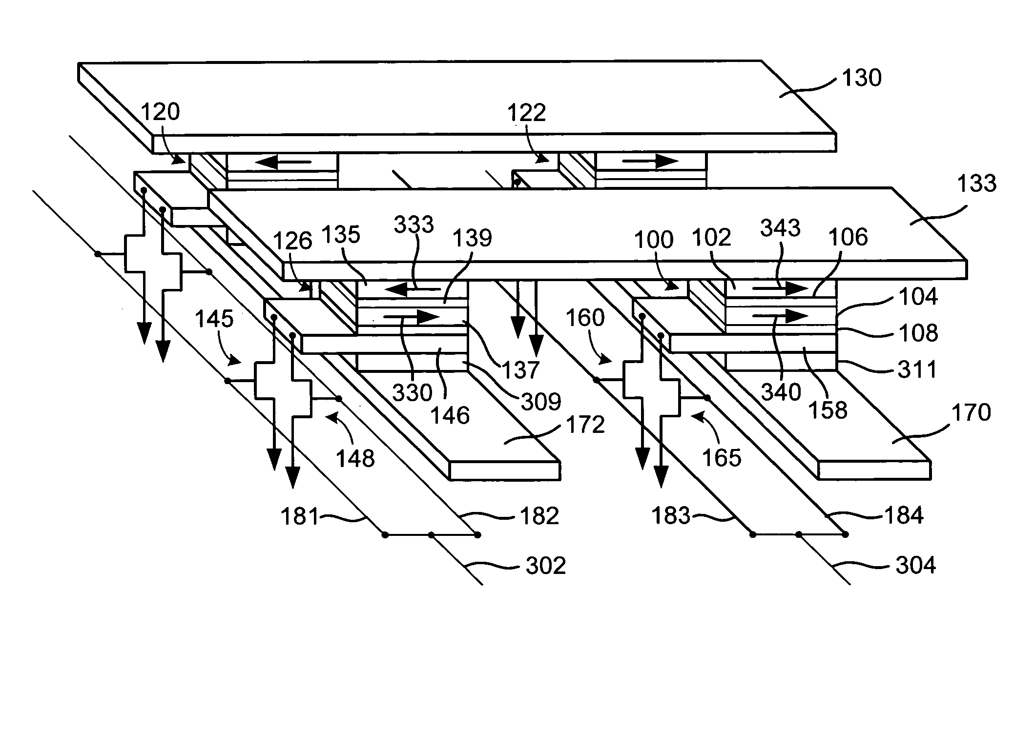 Magnetic memory cell with plural read transistors