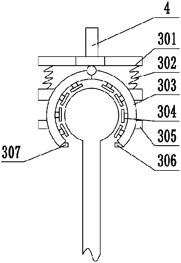Cleaning device of linear railing