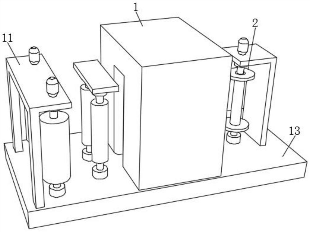 Full-automatic electrostatic paper sticking device