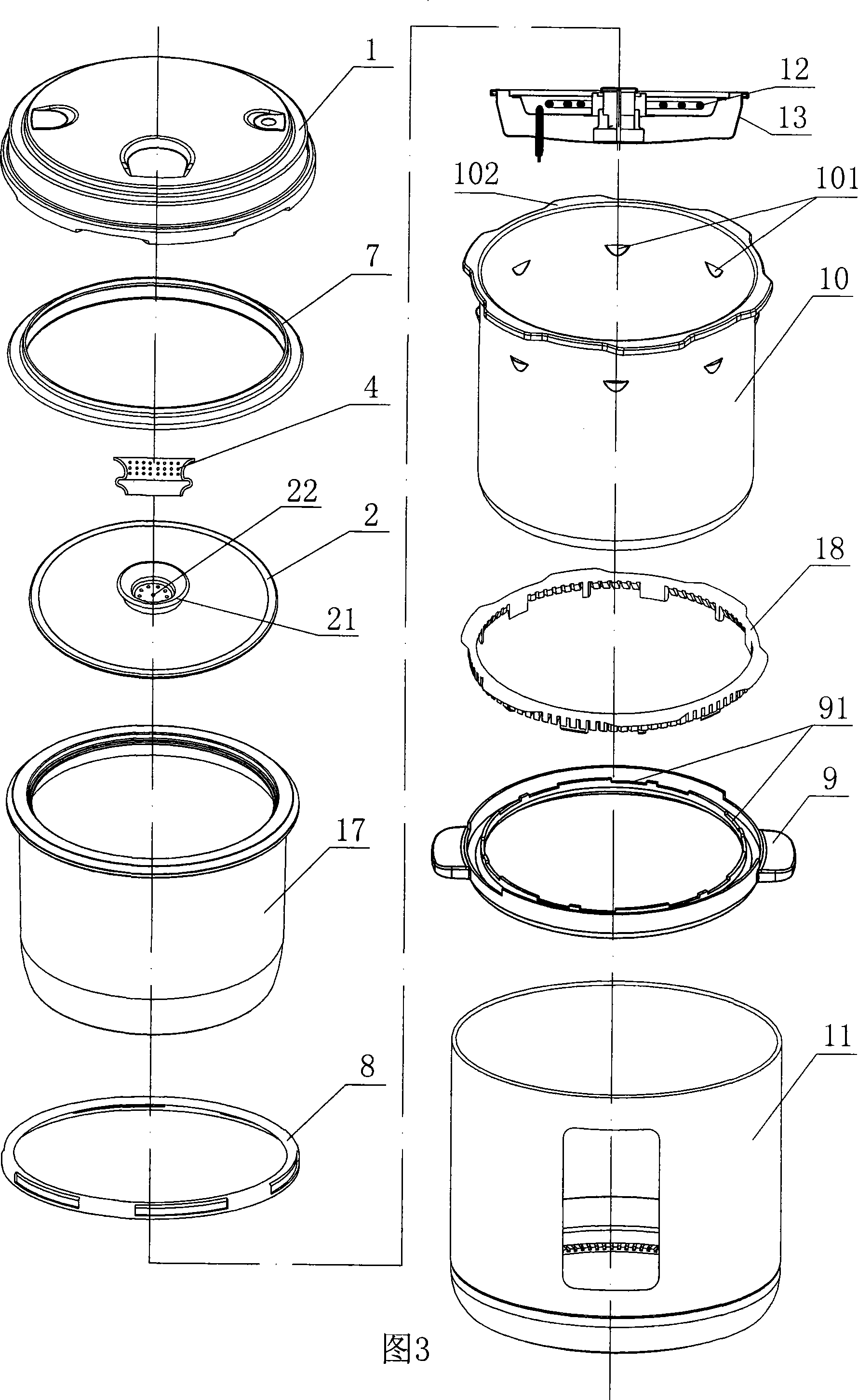 Ceramic electric pressure cooker