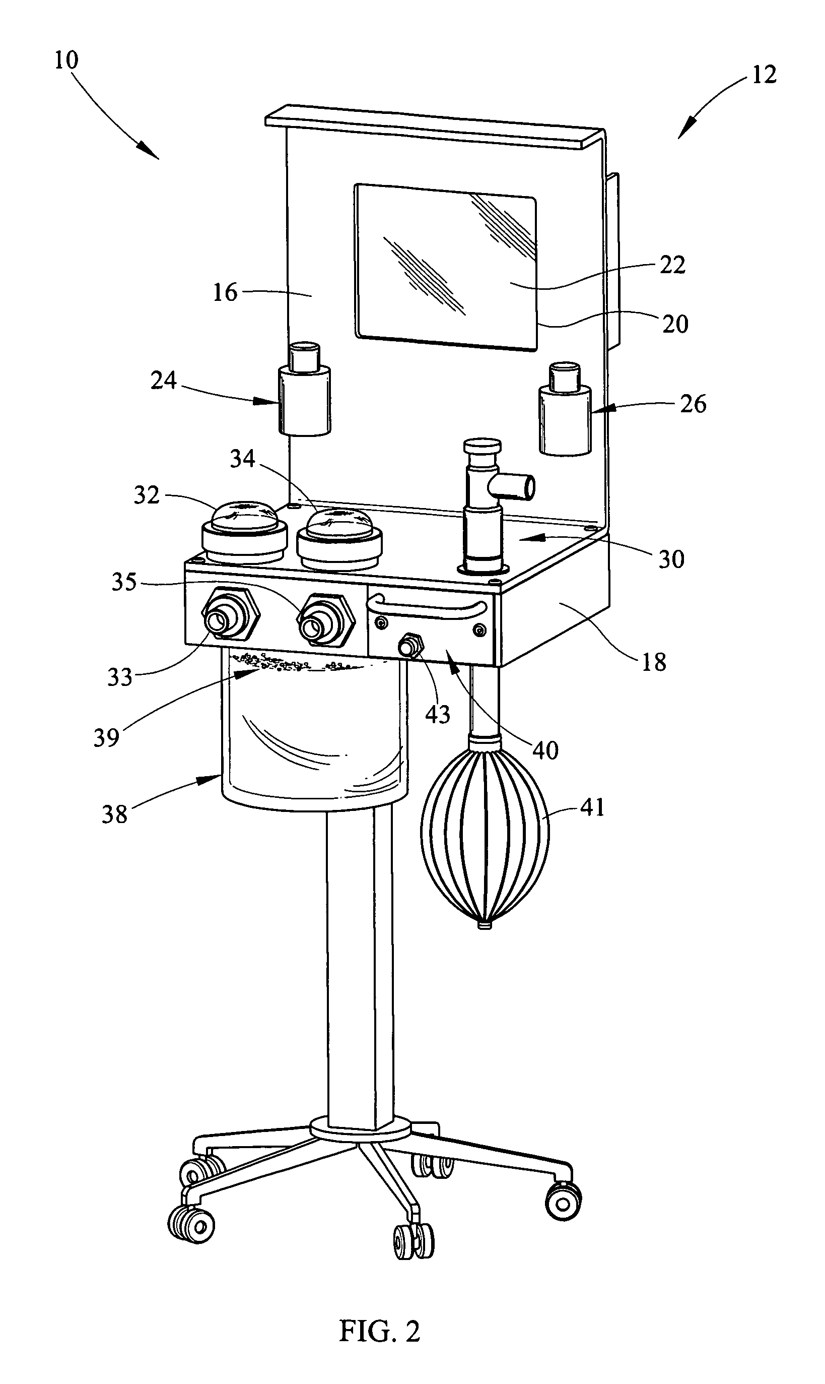 Electronic anesthesia delivery apparatus