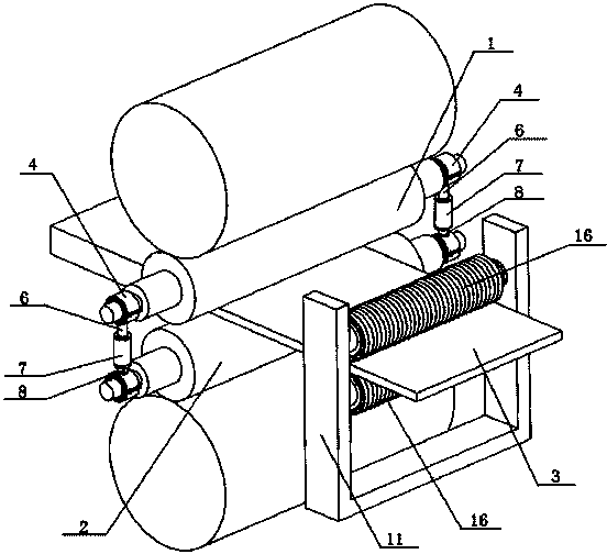 Device and method for measuring thickness of lubricating oil film on high-speed rolling interface