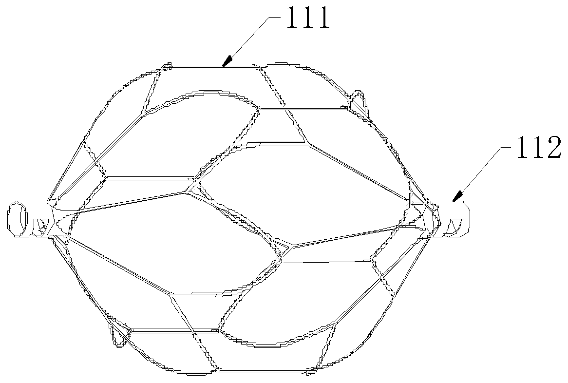 Device for withdrawing venous thrombus from lower limb