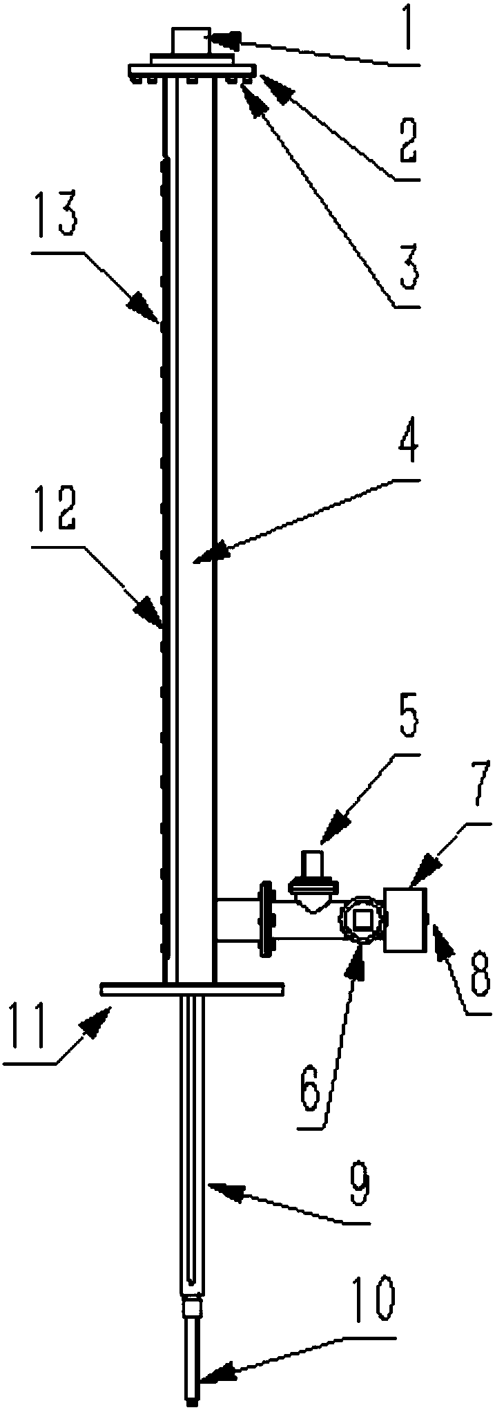 Intrusive diagnosis device capable of achieving precision movement and lateral wire leading