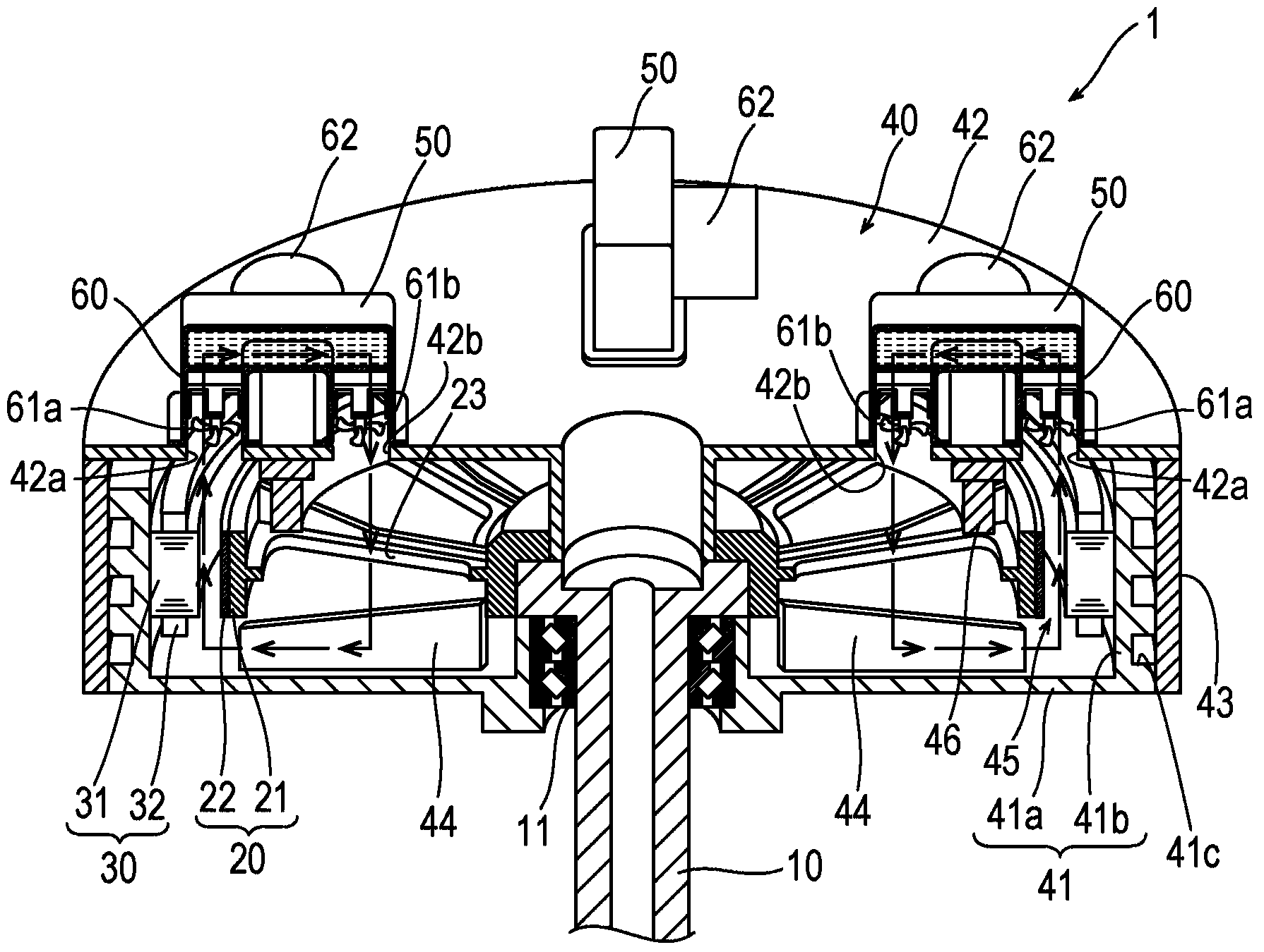 Rotating electrical machine and housing for rotating electrical machine