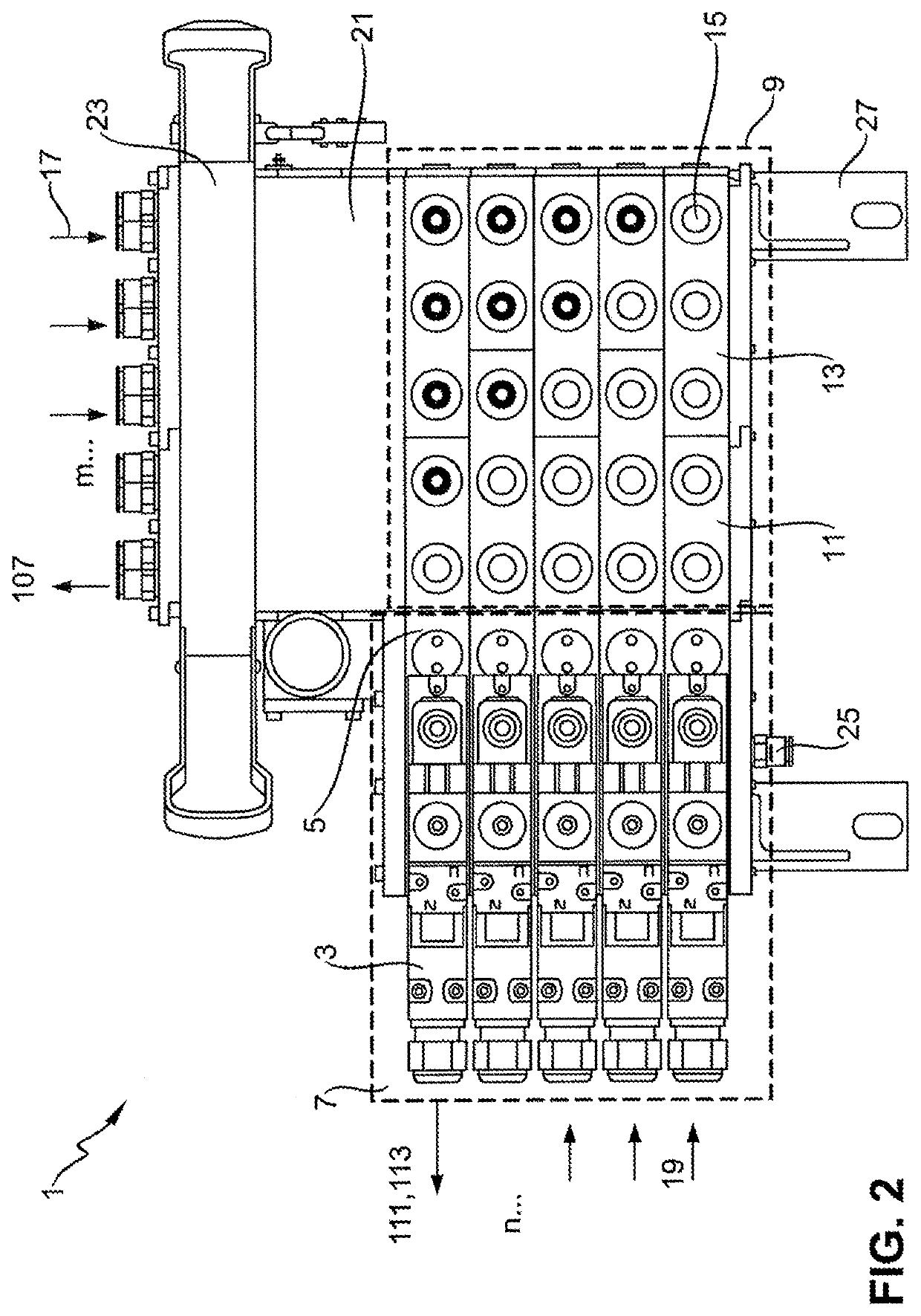 Pneumatic Control Device for Multi-Zone Fire Extinguishing Systems, and Multi-Zone Fire-Extinguishing Systems Having Same