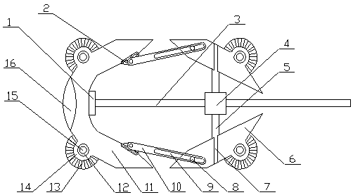 Flaw detecting device for pipeline inner wall detection