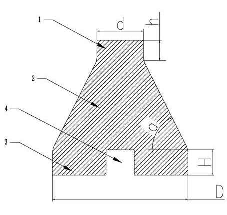 Drawing mould special for metal manifolds