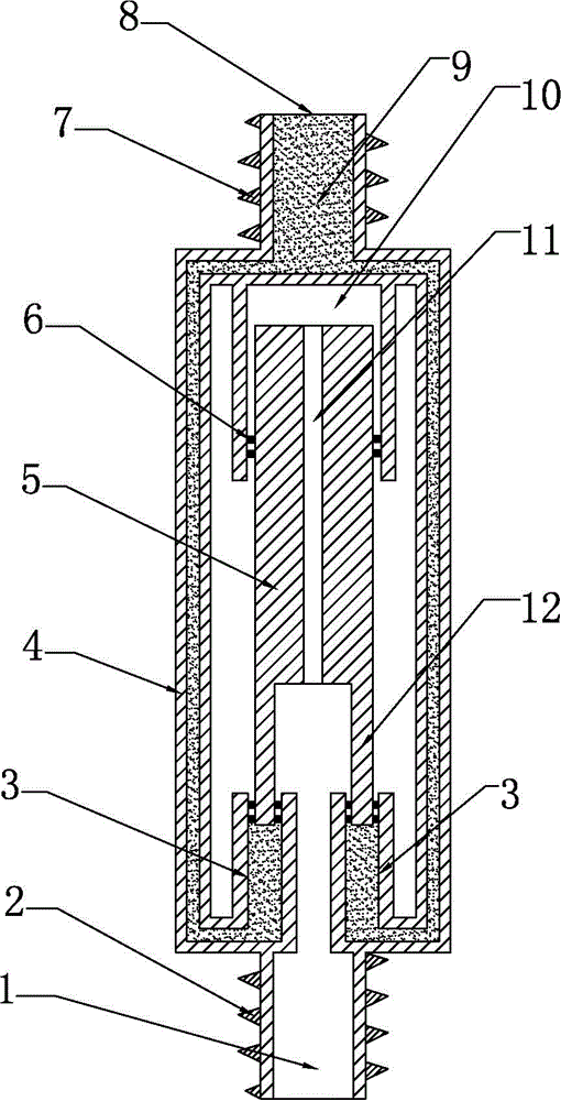 Anti-freezing pressure gauge short casing joint