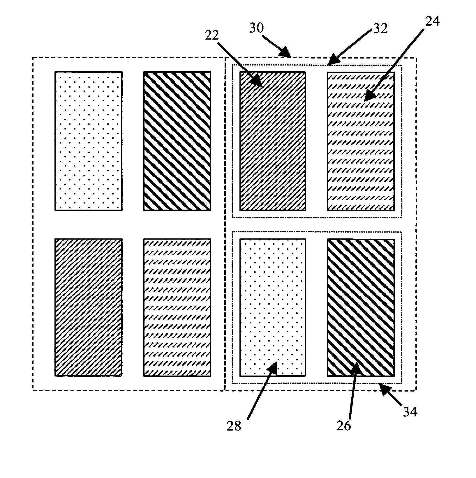 Color display system with improved apparent resolution