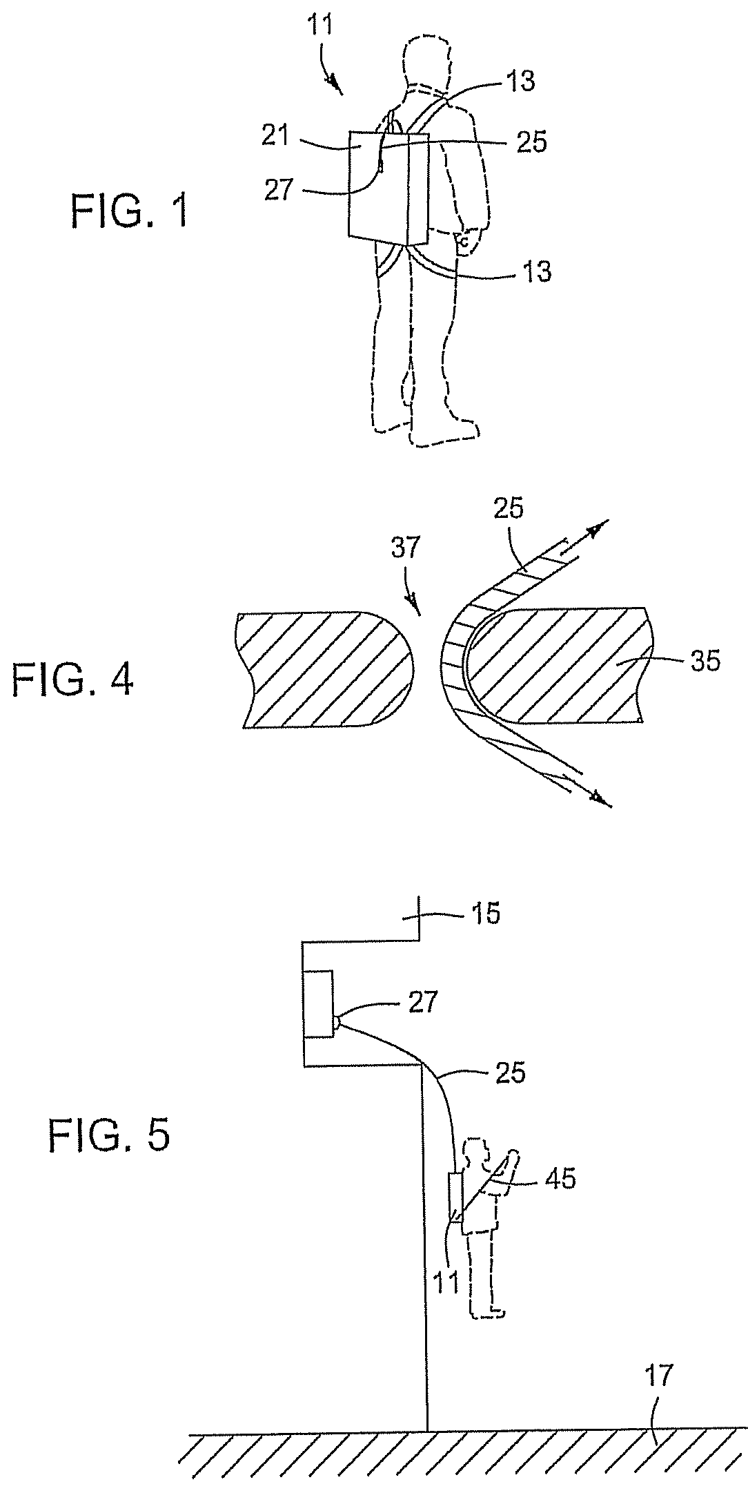 System and apparatus for personal high altitude rappel escape safety device
