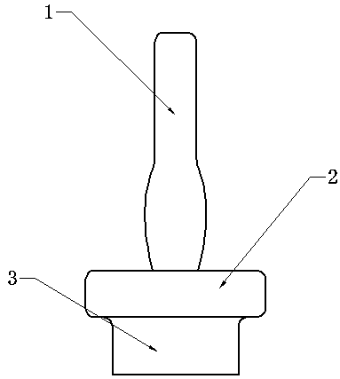 Streamline water supply piston body