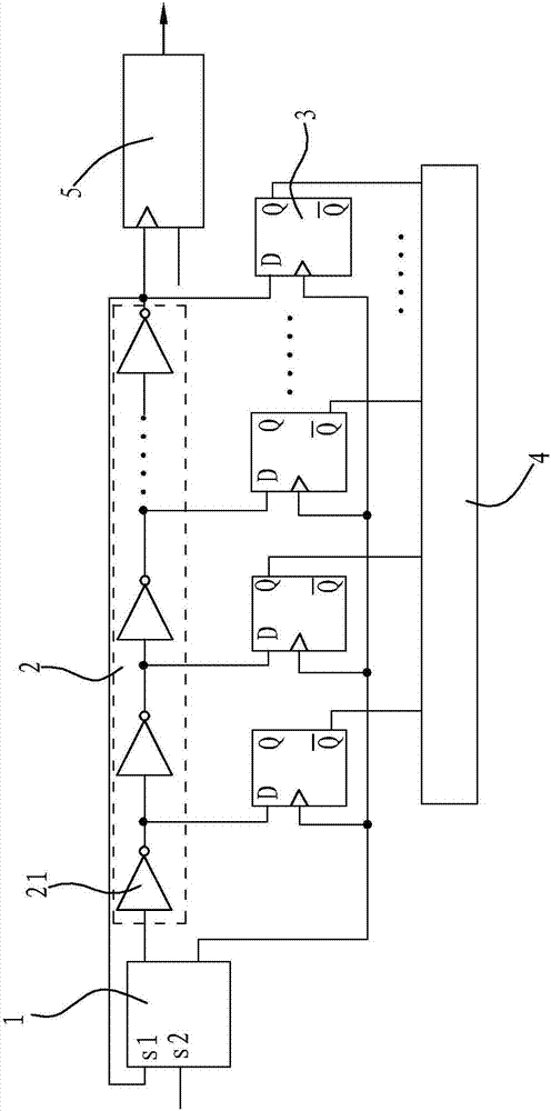 Time test circuit and time test method