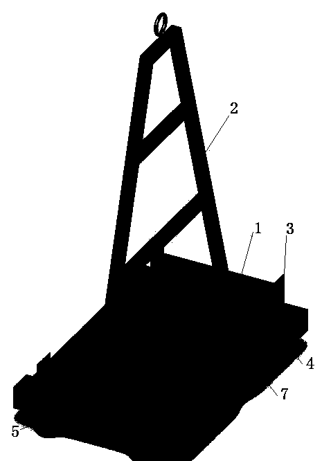 Color steel plate transporting trolley capable of flexibly steering