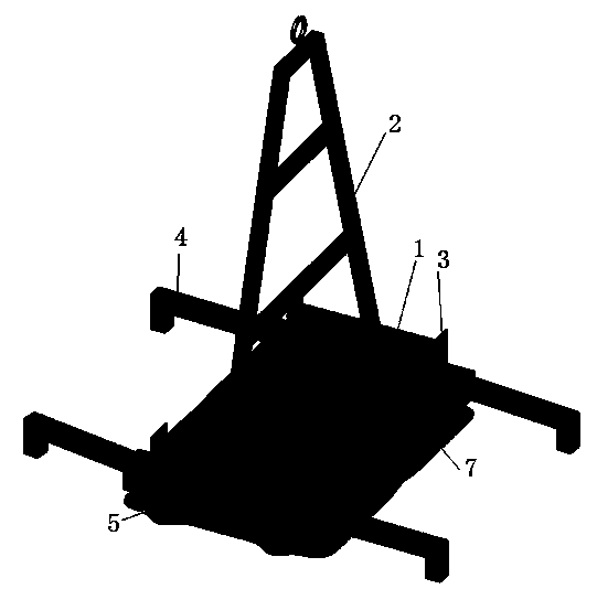 Color steel plate transporting trolley capable of flexibly steering