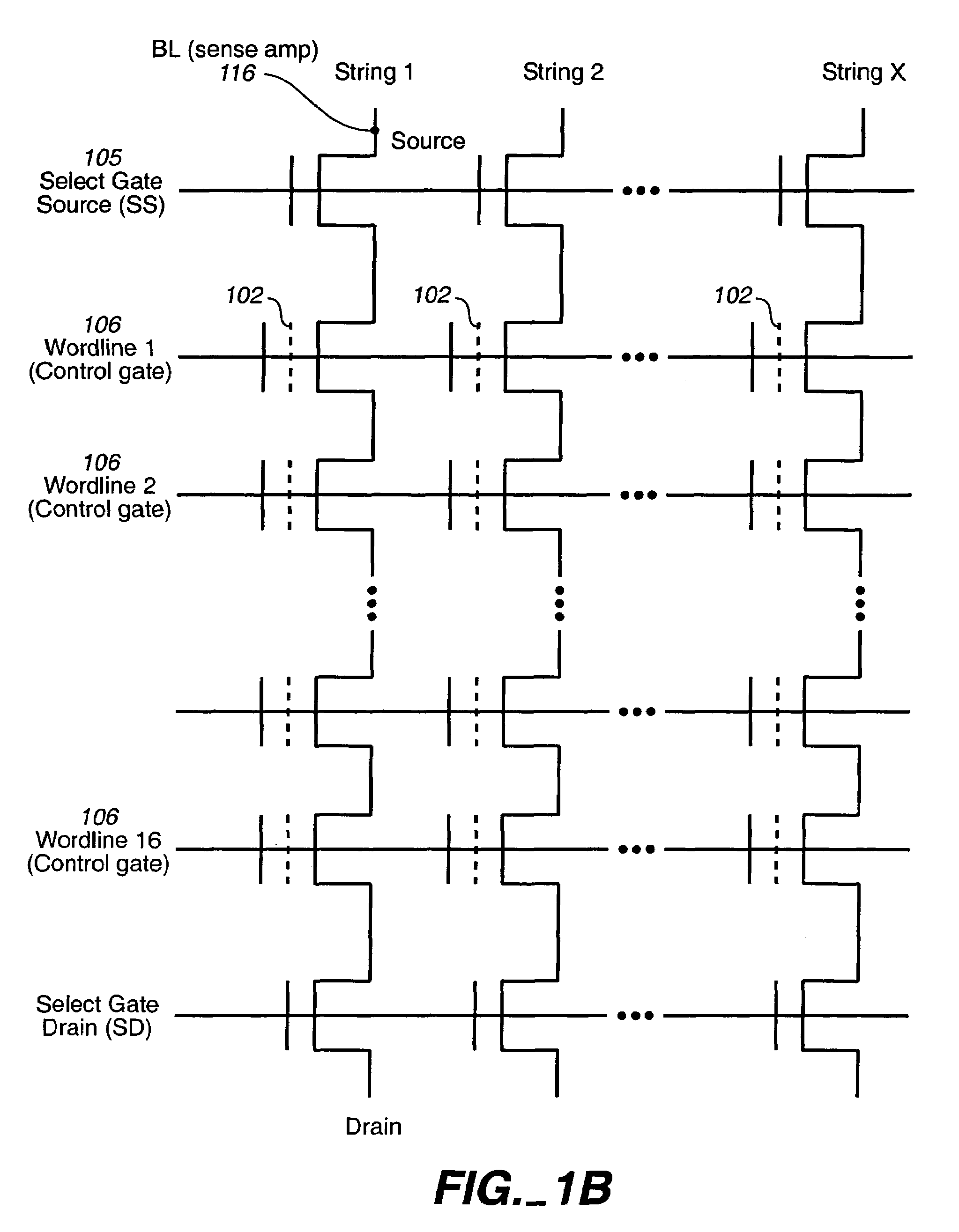 Deep wordline trench to shield cross coupling between adjacent cells for scaled NAND