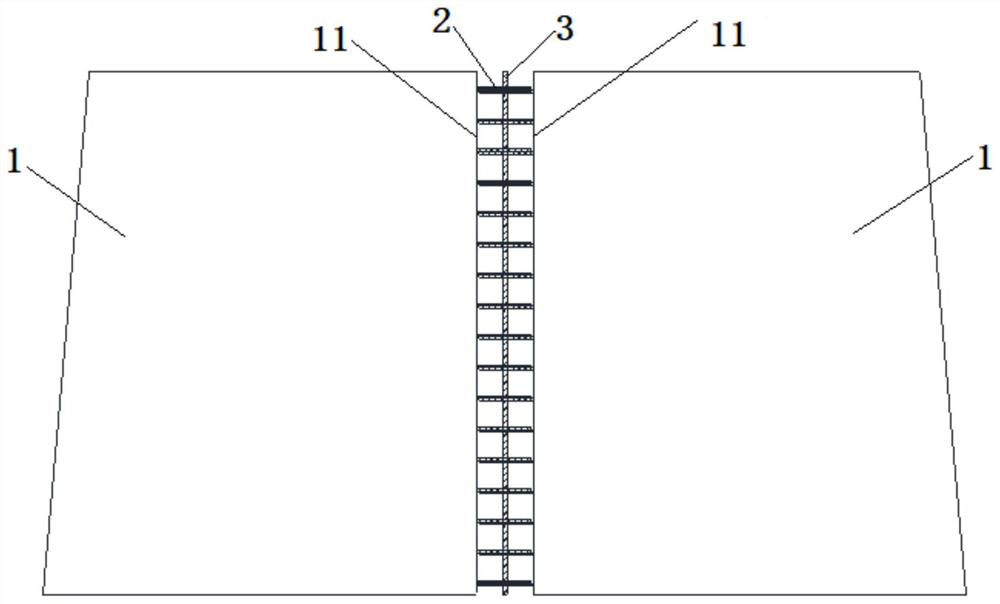 The connection structure of the tower section and the manufacturing method of the tower section
