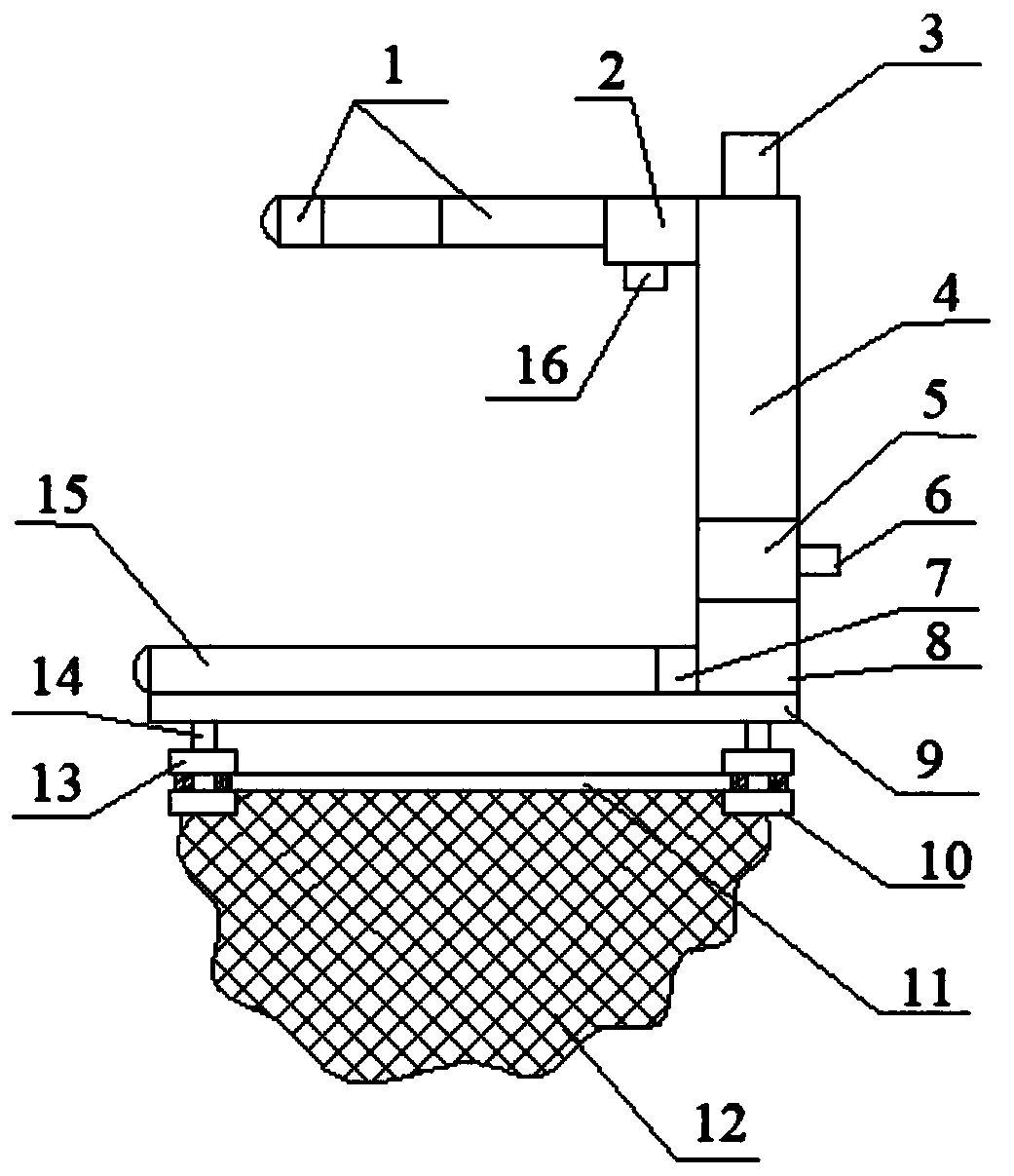 Modularized intelligent fruit picking device with diameter measuring function