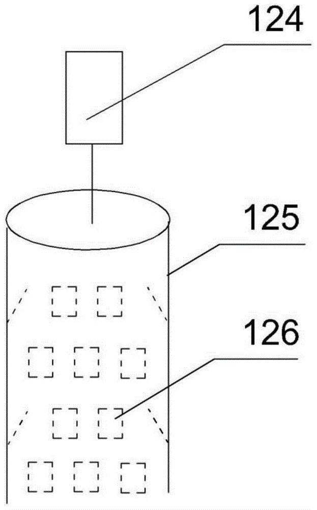 Corn threshing and slag removal device