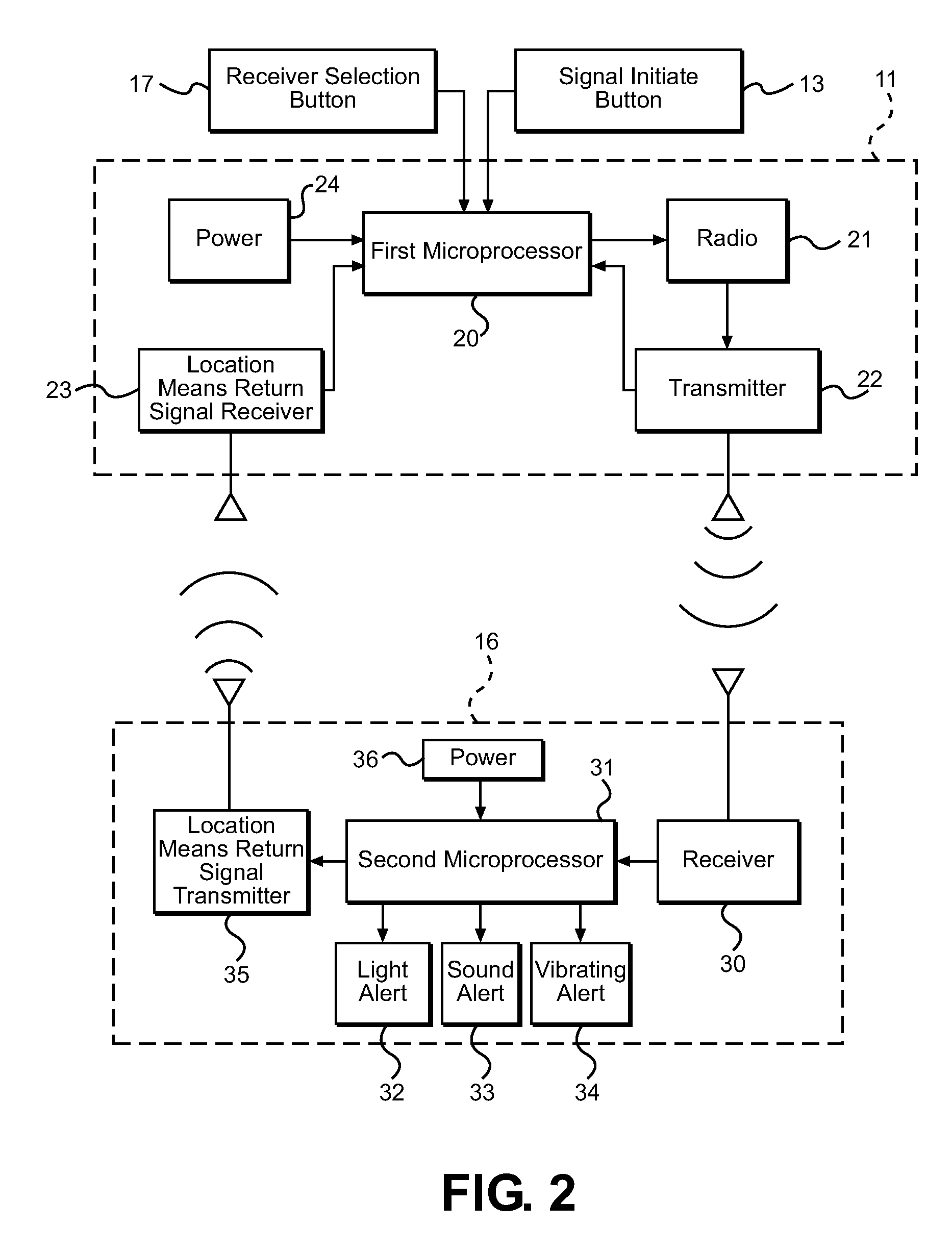 Item Locator with Distance Determining Capabilities