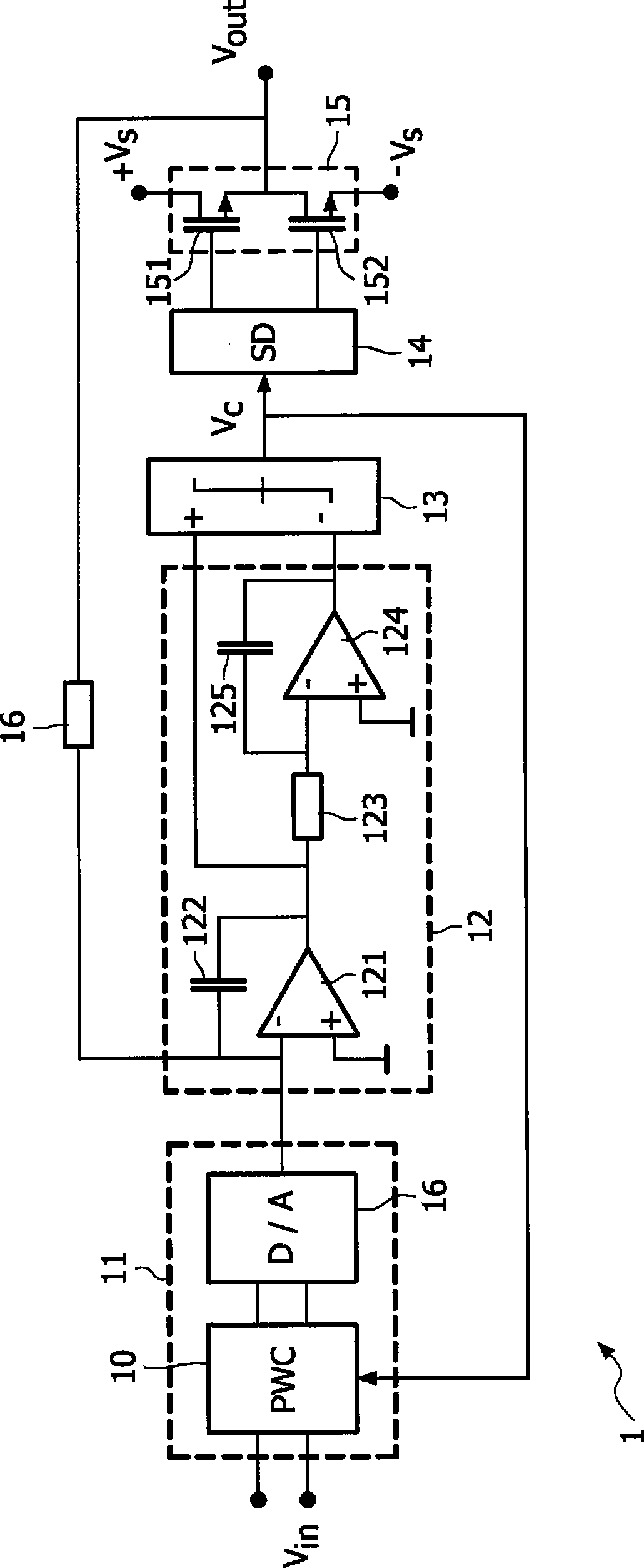 Class D audio amplifier