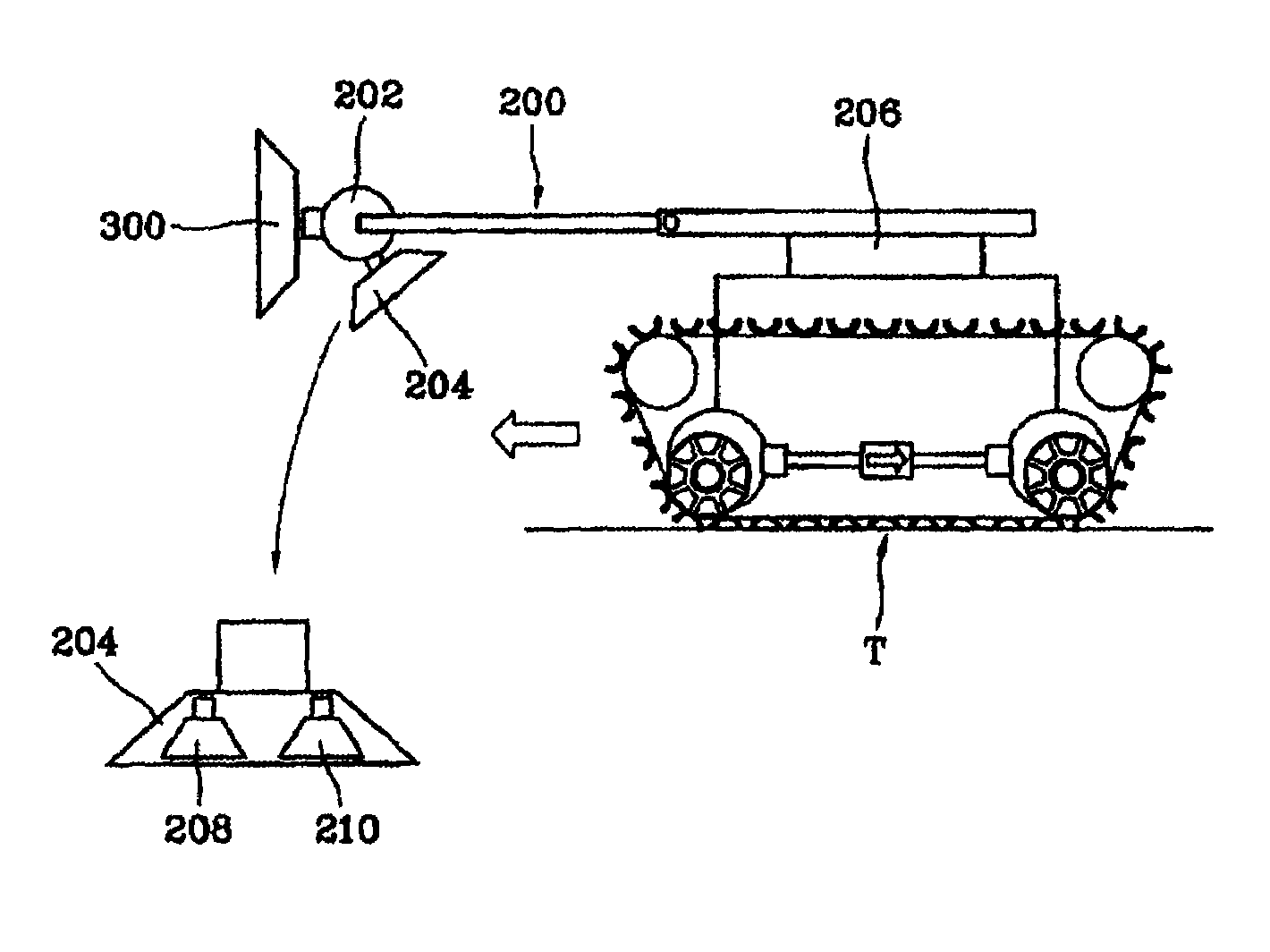 Surface-traveling mobile apparatus and cleaning apparatus using the same