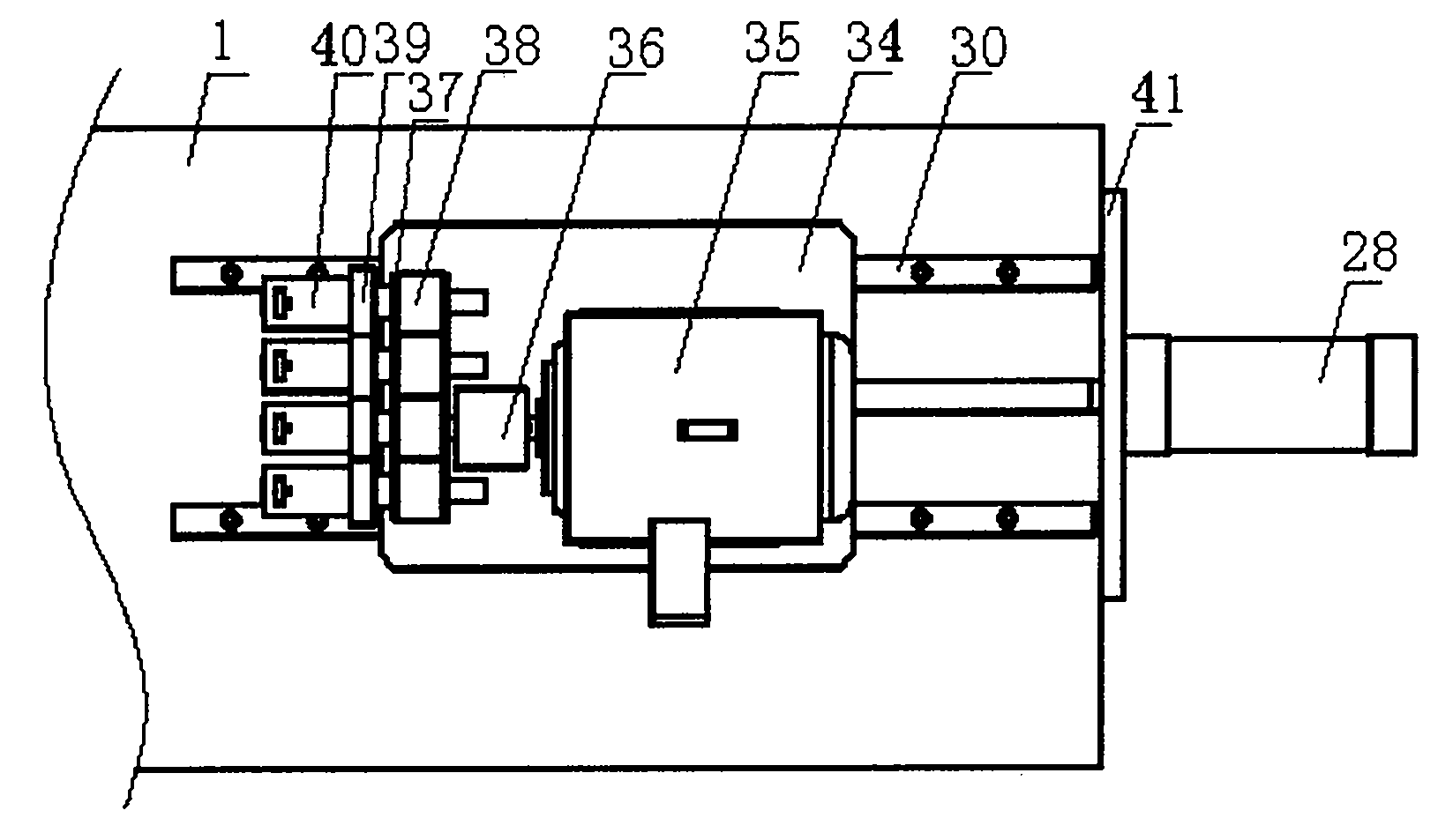 Automatic pipe cutting and chamfering device