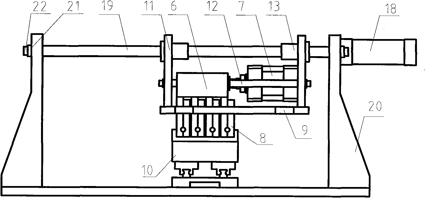 Automatic pipe cutting and chamfering device