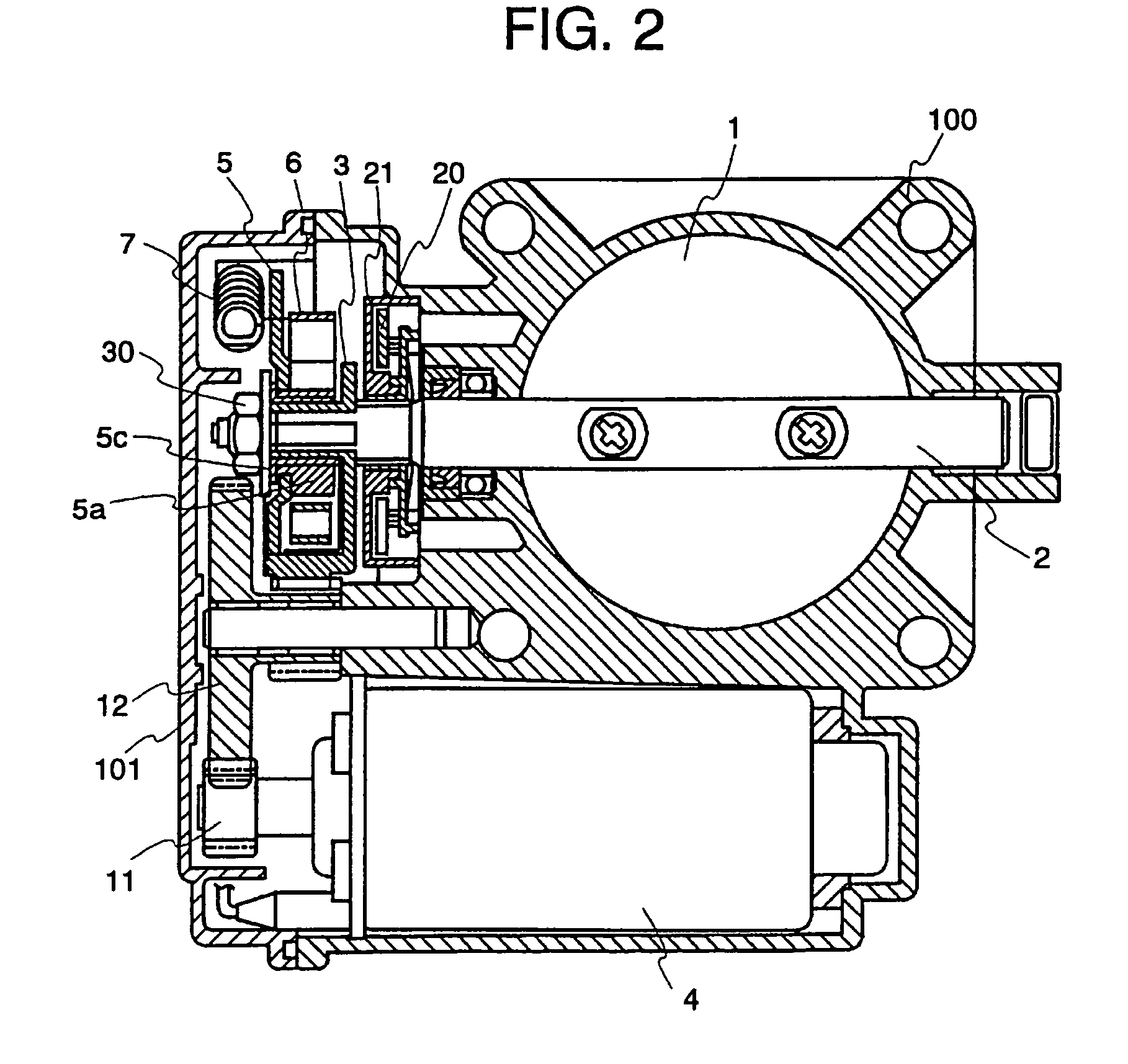 Throttle valve control device for an internal combustion engine
