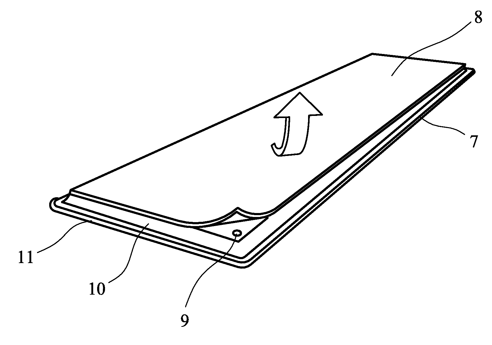 Surface mountable delivery device