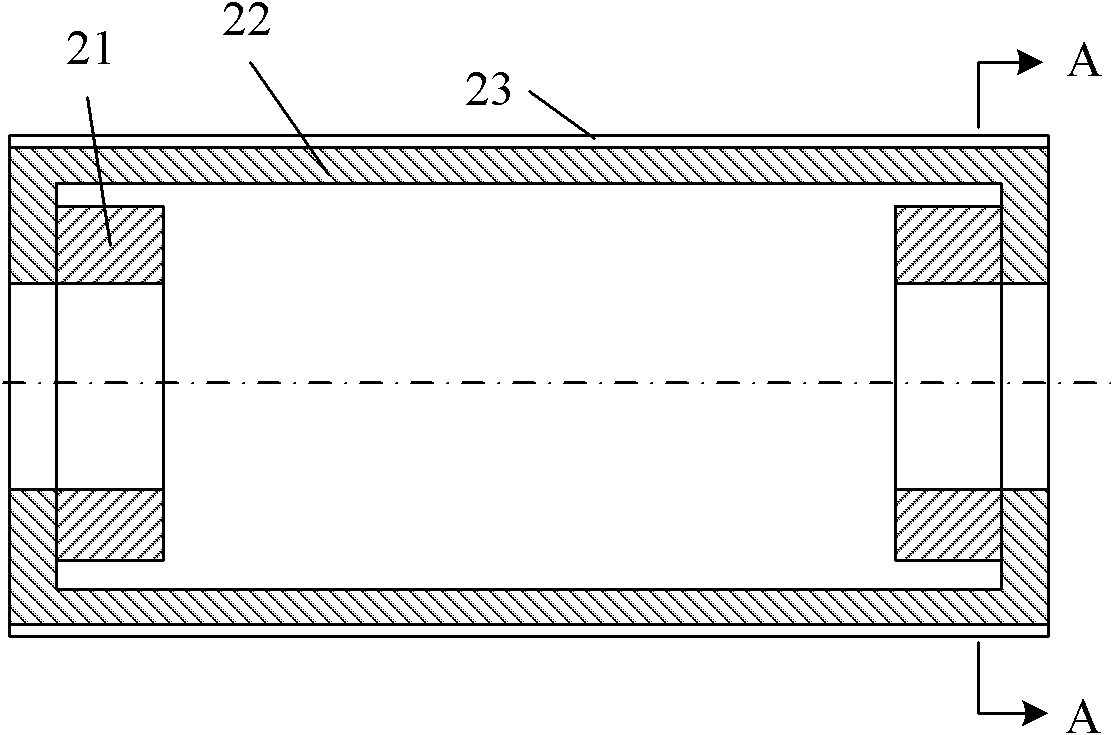 Device for increasing frequency difference of Zeeman double-frequency laser