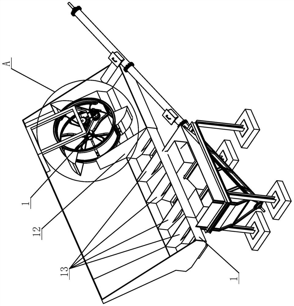 A continuous grading sand screen machine for concrete