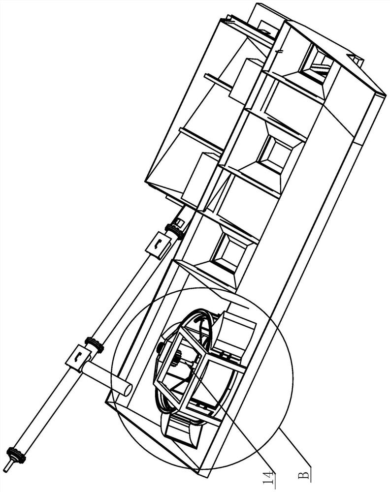 A continuous grading sand screen machine for concrete