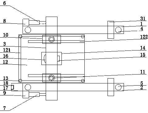AGV blanking mechanism