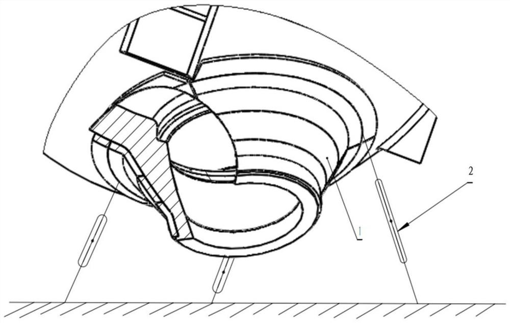 Heating device and method for special-shaped connecting pipe