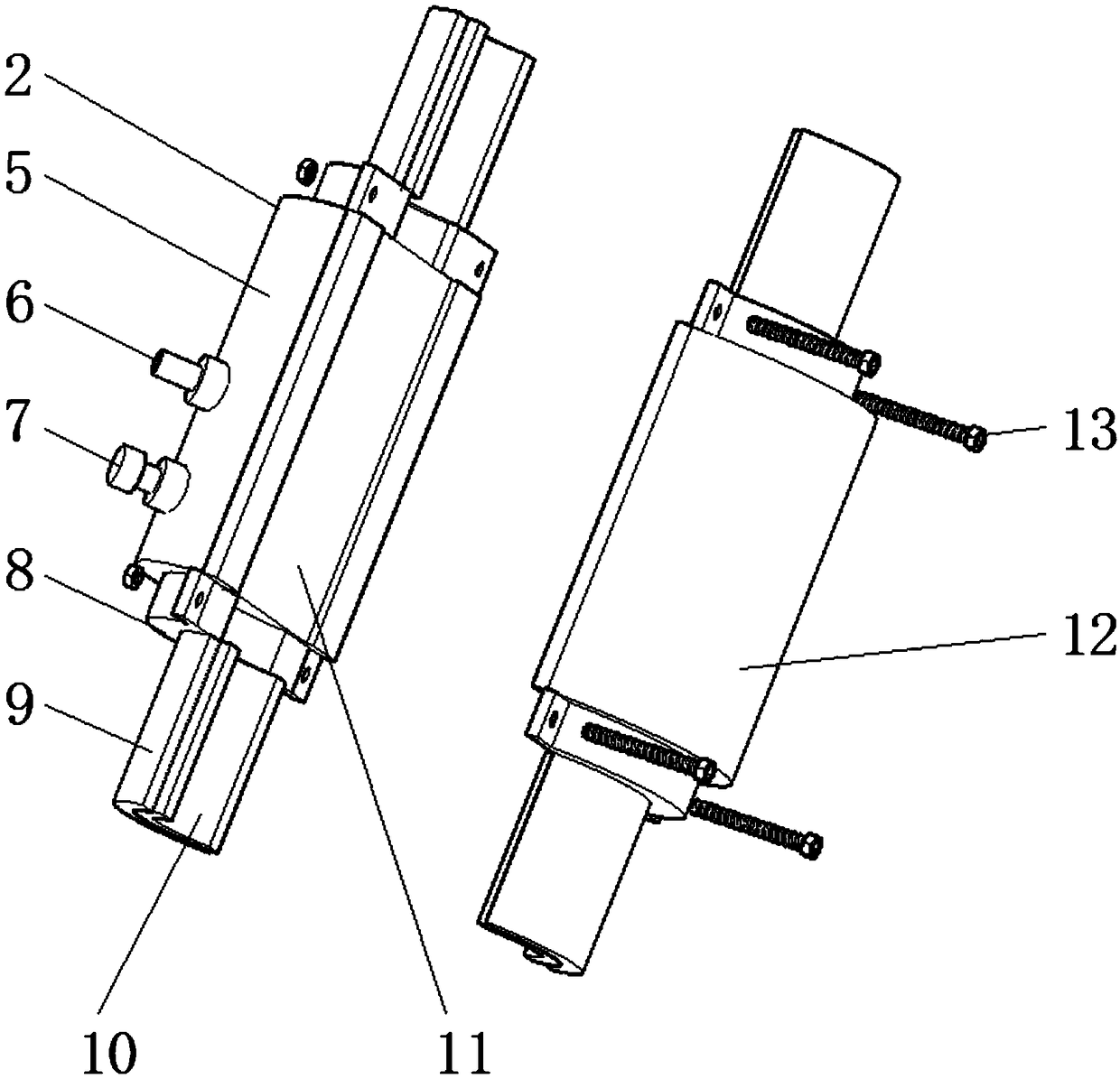 Emergency water stopping device for underground pipeline