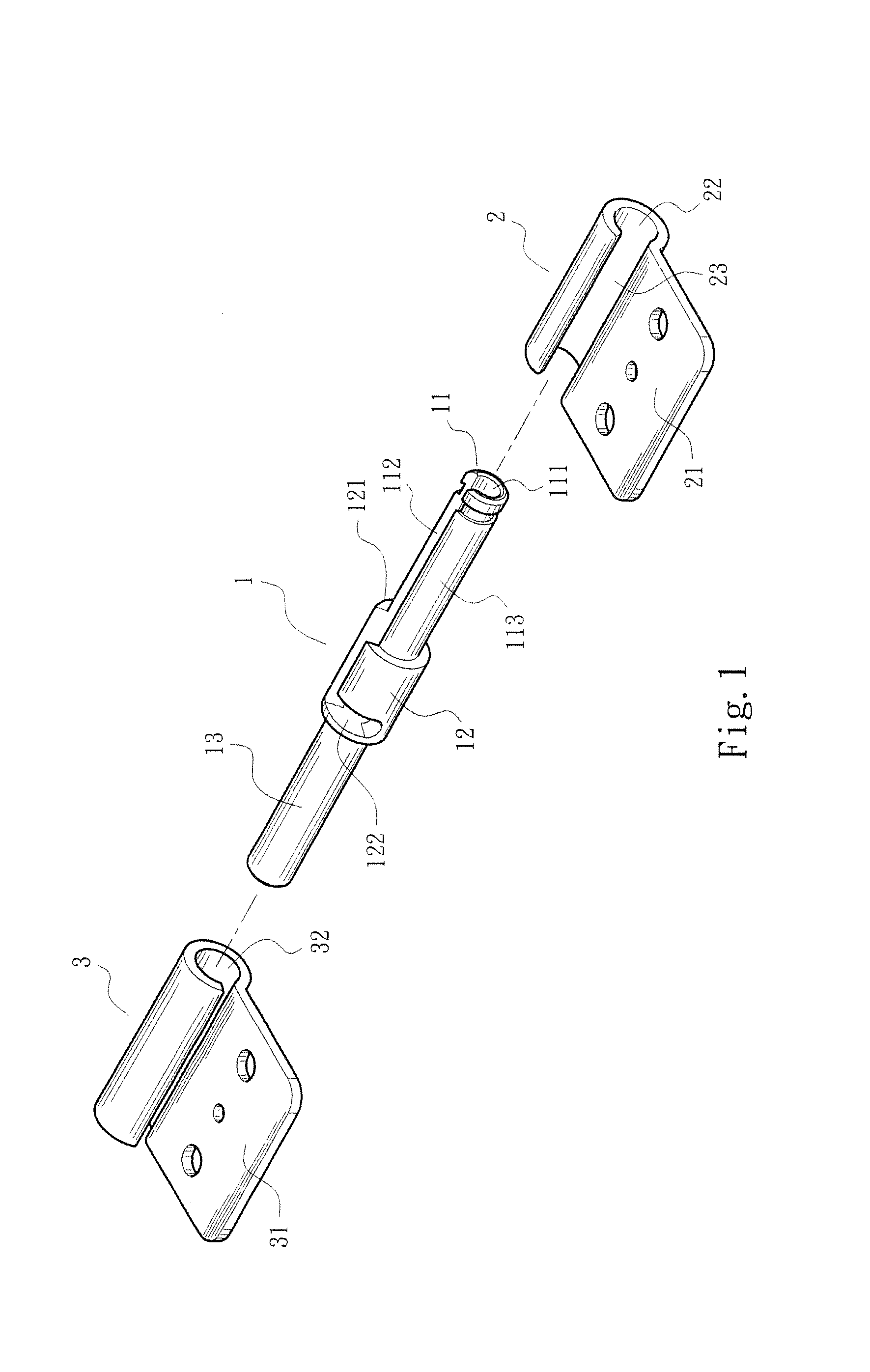 Rotary shaft wire passage structure