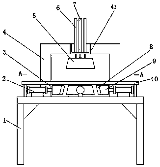 Box folding machine and method for completing folding and bonding forming at a time